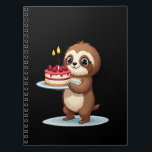 Funny Birthday Cake with Sloth Costume for Boys an Notebook<br><div class="desc">Funny Birthday Cake with Sloth Costume for Boys and Girls (2)</div>