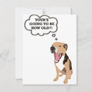 Funny birthday card
