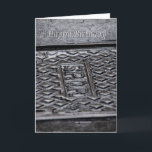 Funny birthday card<br><div class="desc">Drain cover, Rome</div>