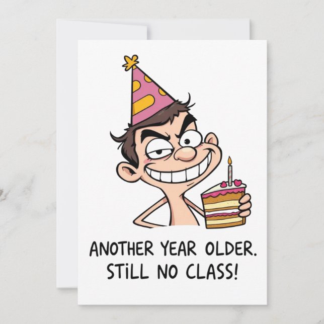 Funny Birthday Card (Front)