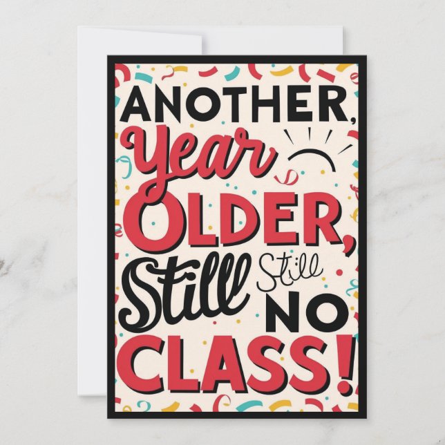 Funny Birthday Card (Front)