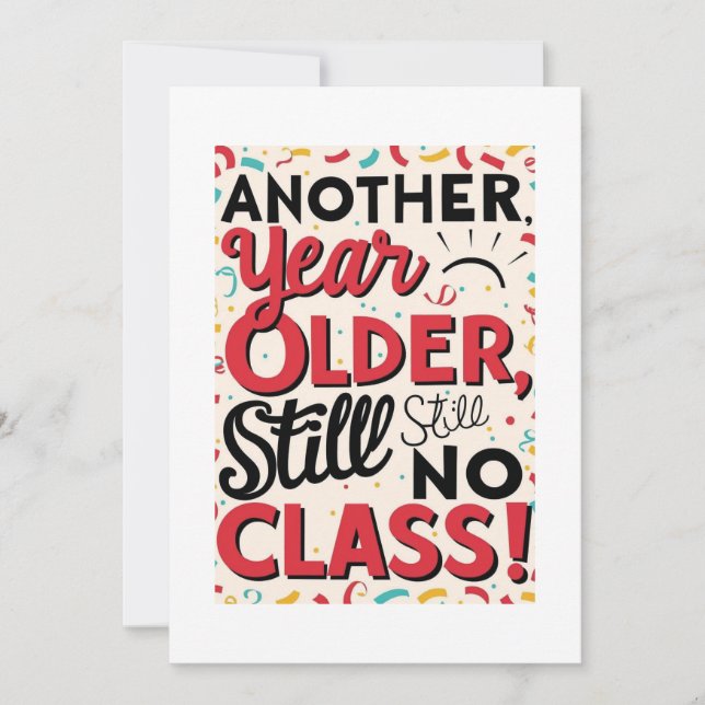 Funny Birthday Card (Front)