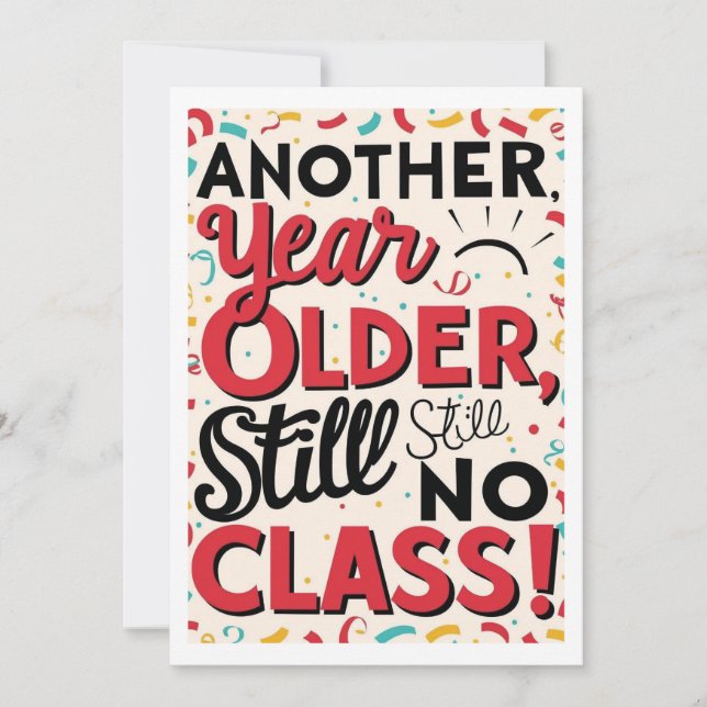 Funny Birthday Card (Front)