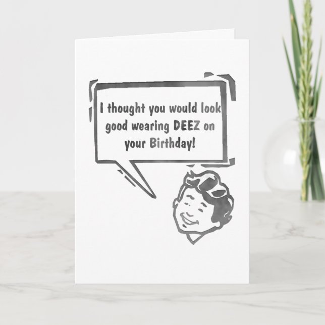 Funny Birthday Card (Front)