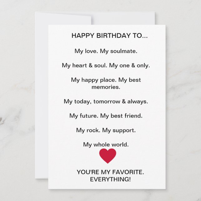 Funny Birthday Card (Front)