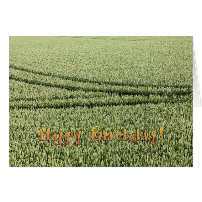 Funny birthday card (Front Horizontal)