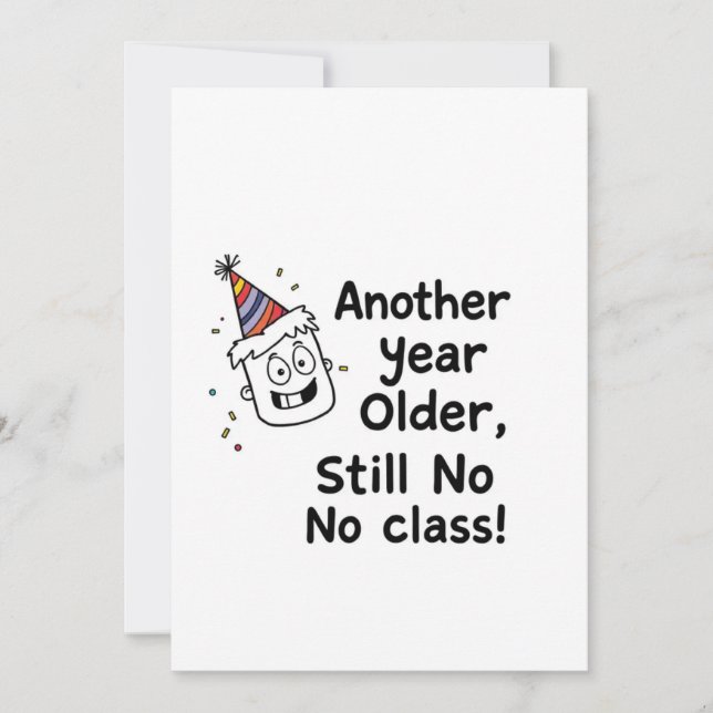 Funny Birthday Card (Front)