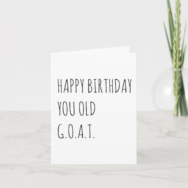 Funny Birthday Card (Front)