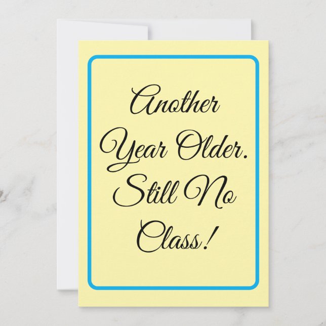 Funny Birthday Card (Front)