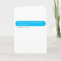 Funny Birthday Card - Bad with technology