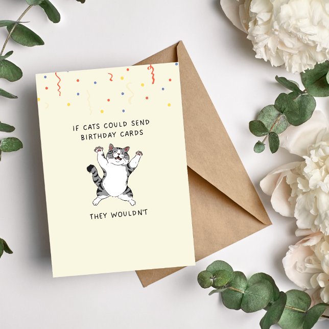 Funny Birthday Card for Cat Lovers (Creator Uploaded)