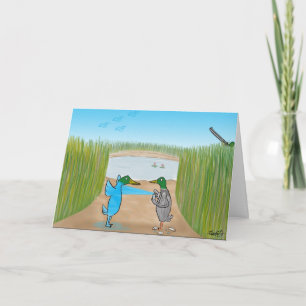 Funny Birthday Card For Duck Hunters