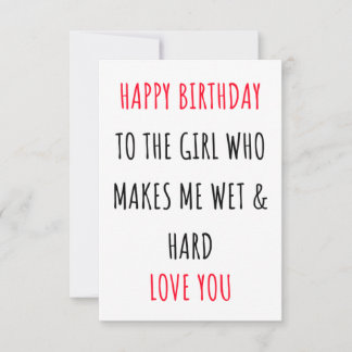 Funny Birthday card for her