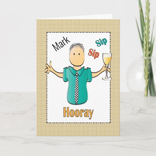 Funny Birthday Card for Him - Personalise (Front)