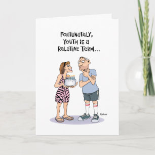 Funny Birthday Card for Middle Aged Guy