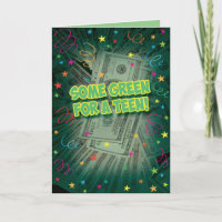 Funny Birthday Card For Money-Loving Teen