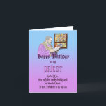 Funny Birthday Card for Priest<br><div class="desc">Funny Birthday Card for a Priest</div>