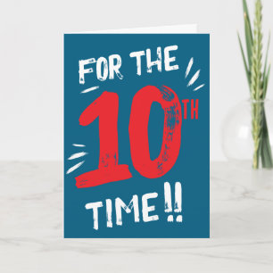 Funny Birthday Card for Teenagers