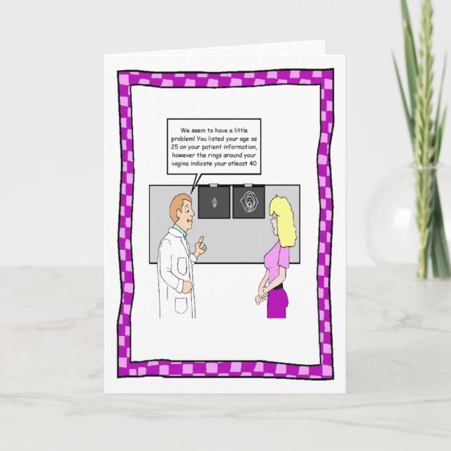 Funny Birthday Card for Women (Front)