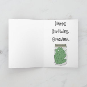 Funny birthday card - Grandma's Birthday