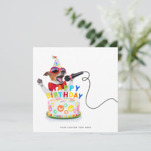 Funny Birthday Card - Jack Russel Dog Card
