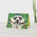 Funny Birthday Card - Meerkat<br><div class="desc">Funny card with the option to add your own message inside.</div>