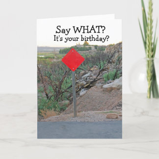 Funny Birthday Card-Men's Birthday Card