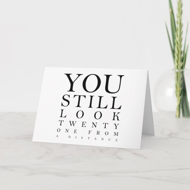 Funny Birthday Card, Sarcastic Birthday Announceme Announcement (Front)