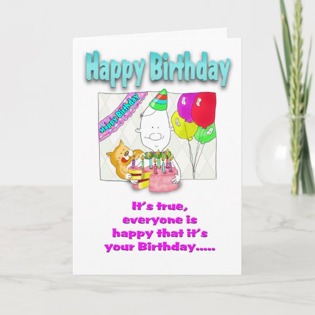 Funny Birthday card with cake_ (Front)