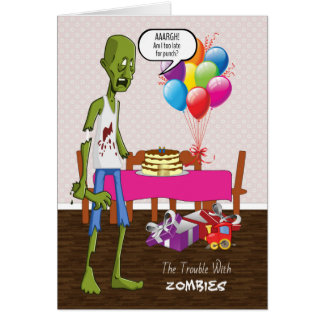 Zombie Birthday Cards, Photo Card Templates, Invitations & More
