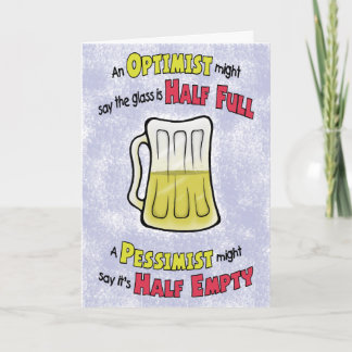 Funny Birthday Cards: Beer Philosophy Card