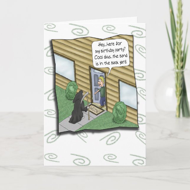 Funny Birthday Cards: Birthday Cluelessness Card (Front)