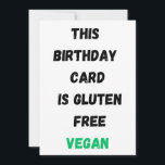 funny birthday cards boyfriend<br><div class="desc">Gluten Dairy Sugar Soy Carb Free Funny Birthday Card
This design was created though digital art. It may be personalised in the area provide or customising by choosing the click to customise further option and changing the name,  initials or words.</div>