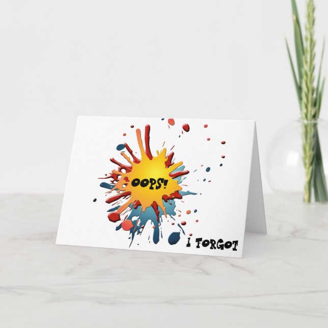 "funny birthday cards" card (Front)