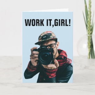 FUNNY BIRTHDAY CARDS FOR HER, PAPARAZZI