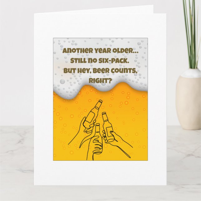 Funny Birthday Cards For Men (Front)
