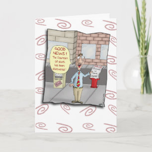 Funny Birthday Cards: Fountain of Youth Card
