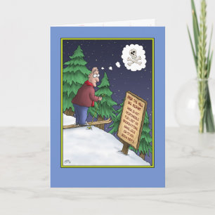 Funny Birthday Cards: It’s all down hill Card
