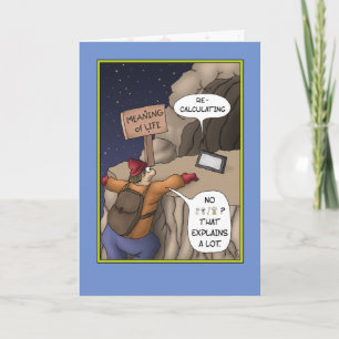 Funny Birthday Cards: Life Lessons Card