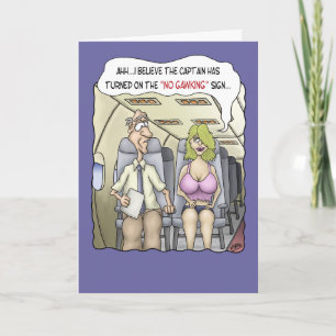 Funny Birthday Cards: No Gawking Card