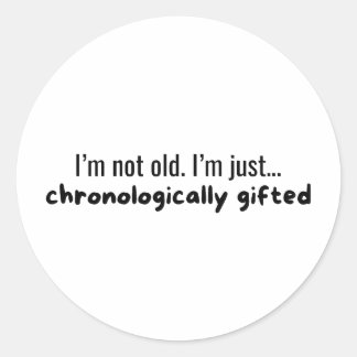 Funny Birthday Classic Round Sticker