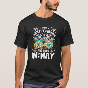 Funny Birthday Cowboy Gnomes For Women And Men Bor T-Shirt