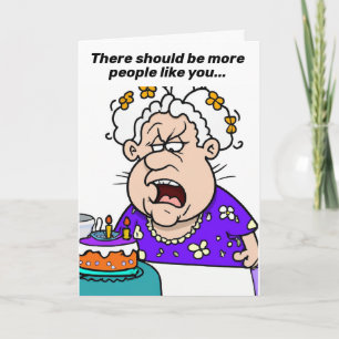 Funny Birthday for Seniors Card