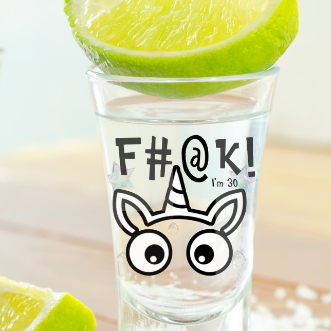 Funny Birthday Getting Old Realisation Shot Glass (Creator Uploaded)