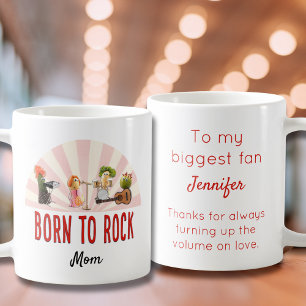 Funny Birthday Gift for Mum Funny Veggies Music Coffee Mug