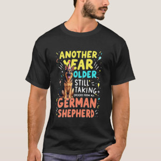 Funny Birthday Gift German Shepherd Dog T-Shirt