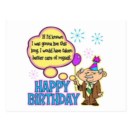 Funny Birthday Gift Postcard | Zazzle