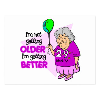 Custom Funny Old Woman Postcards | Zazzle.co.uk