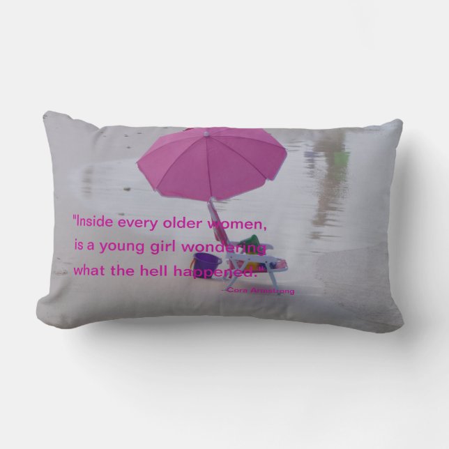 Funny Birthday Gifts for Older Women Throw Pillow (Front)