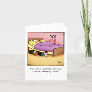 Funny Birthday Golf Card For Him